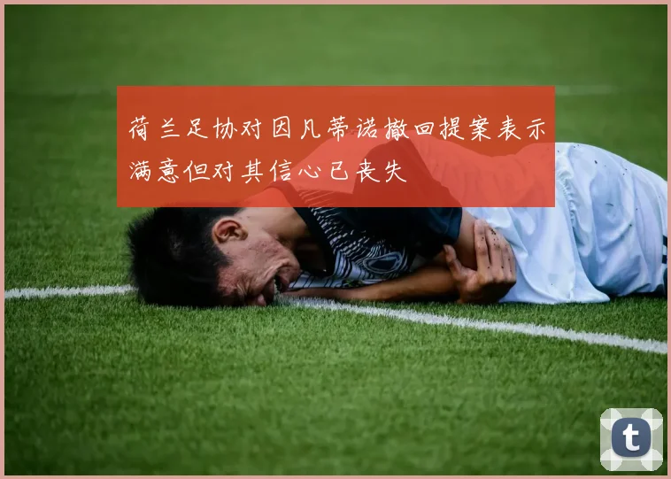 荷兰足协对因凡蒂诺撤回提案表示满意但对其信心已丧失